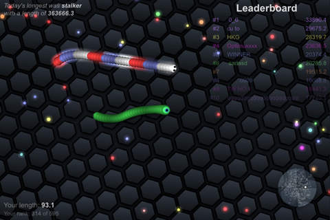 Flashy Snake - All Colorful Skins Unlocked Version for Slither.io screenshot 3
