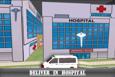 Ambulance Rescue Parking In Hospital Games screenshot 2