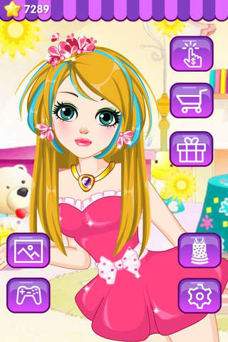 公主时尚造型 - 甜美舞女时装秀，适合女孩子玩的游戏 screenshot 3