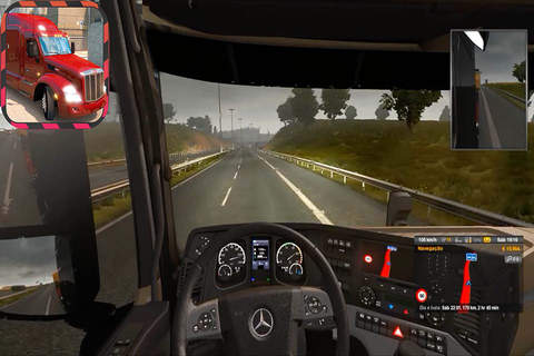 TRUCKS SIMULATOR 2016 3D: EURO LORRY DRIVER SIM EXTREME HD screenshot 2