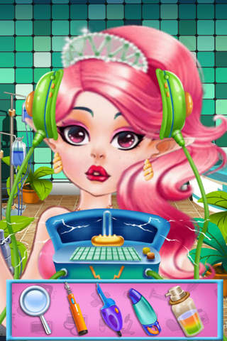 Fairy Girl Brain Surgery Salon - Tiny Clinic Play/Pregnancy Mommy Care screenshot 2