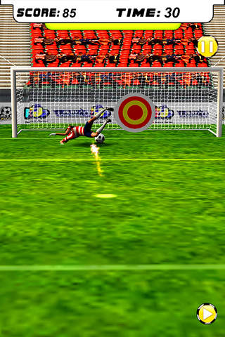 Real Soccer flicks Challenge 2016 Pro - 3d perfect panelty fever game screenshot 3