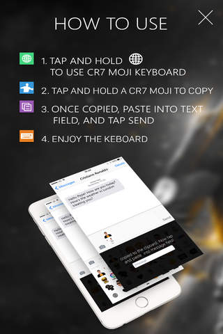 Keyboard Emoji - CR7 Edition screenshot 3
