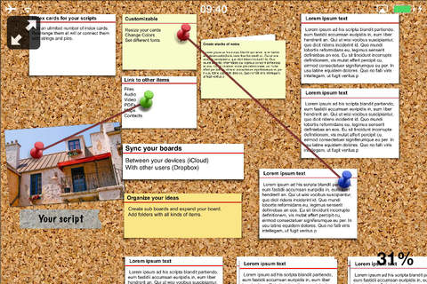 Pinnic - pinboard with sticky notes and file manager (Lite) screenshot 4