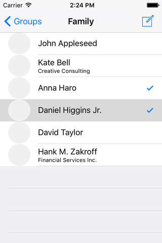 Contact Groups App screenshot 3
