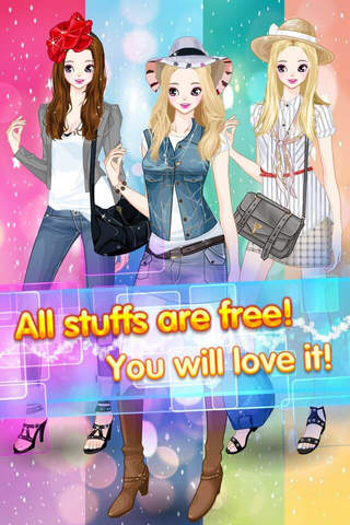 Fashion Lady Dress – Sweet Girl Dress up & Makeup Salon Game screenshot 2