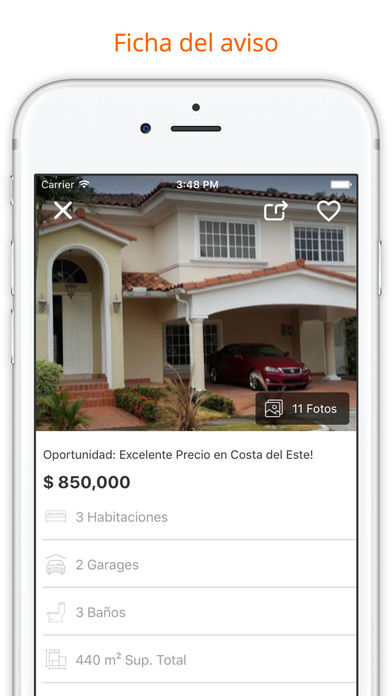 Captura de pantalla del iPhone 3