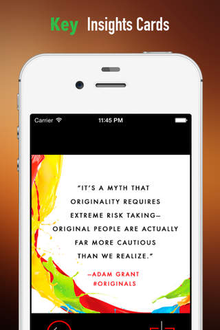 Originals: Practical Guide Cards with Key Insights and Daily Inspiration screenshot 4