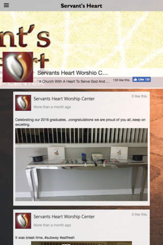Servant's Heart Worship Center screenshot 2