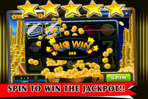 2016 A Jackpot Party Royal Gambler Slots Games - FREE Spin and Win Classic Casino Slots screenshot 2