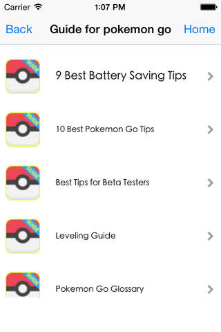 Guide for pokemon go 2016 screenshot 4