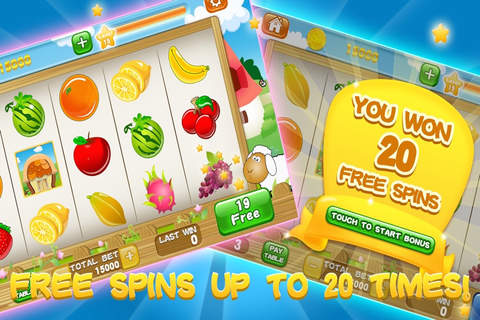 Slots Farm Day - FREE Casino Slot Machine Game with the best progressive jackpot ! Play Vegas Slots screenshot 2