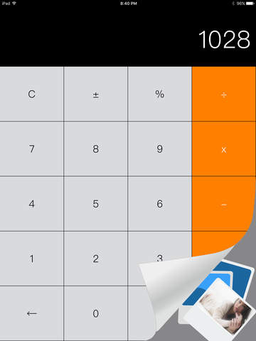 Screenshots of HiCalculator Hide Private Photo.s & Video.s - Password Lock Picture Album Vault & Keep Personal Privacy for iPad