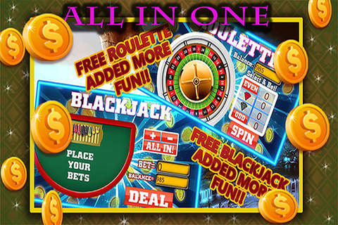 Slots Blackjack Roulette Casino Fruit New!! screenshot 2