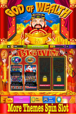 Classic 999 Casino Slots Of Christmas: Free Game HD screenshot 3