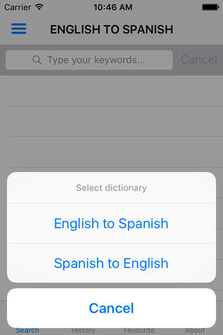 Learn Languages for Free English Spanish Dictionary screenshot 2