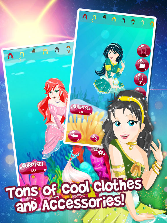 Mermaid Princess DressUp Salon Free Game For Girlsscreeshot 4
