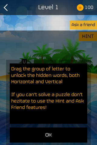 Sea Word Puzzle screenshot 2