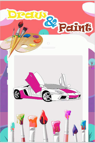 Paint For Kids Paint car Edition screenshot 2