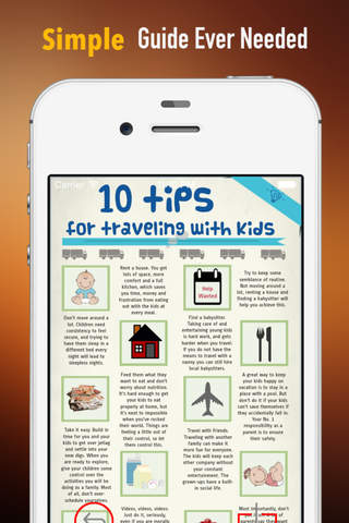 Tips for Travelling with Children:Tips and Tutorial screenshot 2