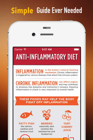 Food Guide for Anti Inflammatory :Disease Diet and Recipes screenshot 2