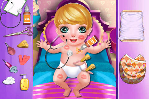 Princess Lady's Baby Record - Beauty Caring Games screenshot 3