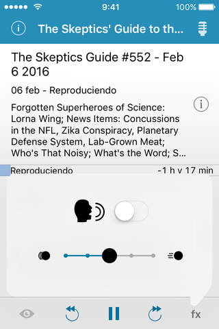 Just1Cast – “The Skeptics' Guide to the Universe” Edition screenshot 2