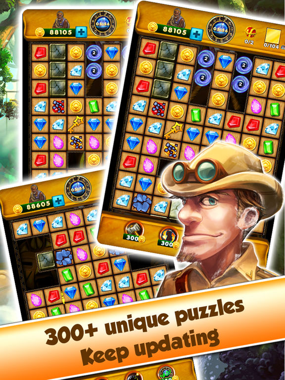 Super Jewels 3 : Magic Match 3 Quest Gamescreeshot 2