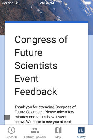 Congress of Future Scientists screenshot 4
