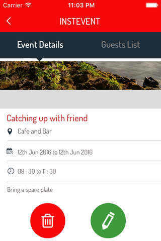 Instevent - Create and find events fast screenshot 4