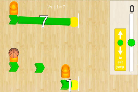 Jumpgebra - Basketball Algebra Puzzle screenshot 2