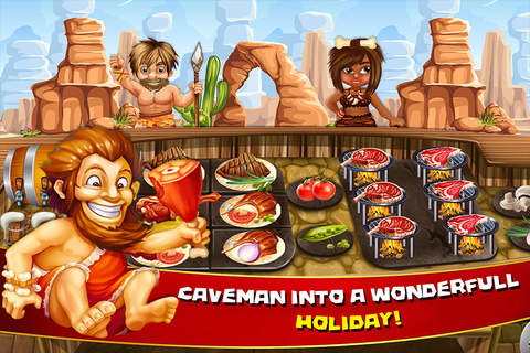 Caveman Kitchen Food Academy - Crazy Chef Sandwich Delicious Meals Stone Age Restaurant Game PRO screenshot 2