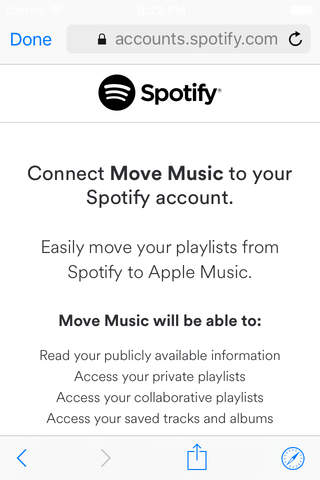 Move Music To Music for Spotify screenshot 3