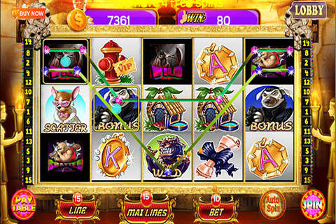 Triple Fire Casino Slots: Free Slot Of The Dragons HD! screenshot 2