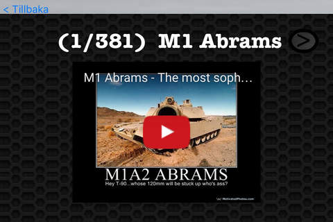 M1 Abrams Tank Photos and Videos Premium | Watch and  learn with viual galleries screenshot 4