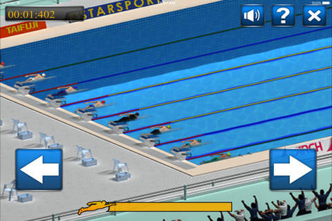 游泳冠军争夺-游泳健将前来比赛,摘得桂冠为国争光 screenshot 2
