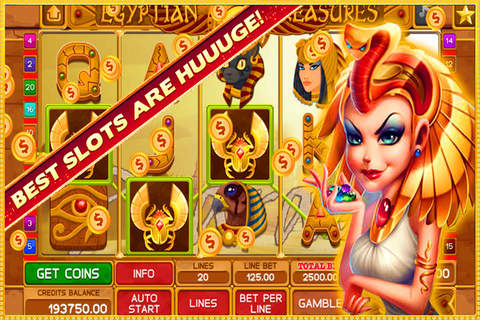 LasVegas Casino Slots Of Pharaoh Machines Free screenshot 3