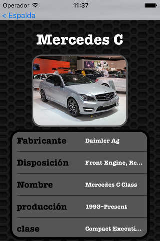 Car Collection for Mercedes C Class Edition Photos and Video Galleries FREE screenshot 2