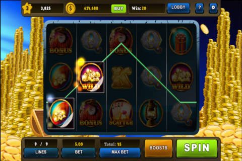Gold Rush Slots - Spinning Wheel of Treasure Mini Slot Machine screenshot 2