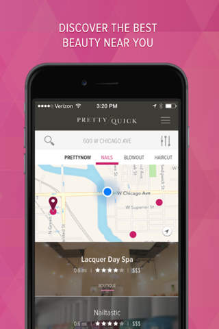 PrettyQuick - Instant Appointment Booking at the Best Salons and Spas screenshot 2