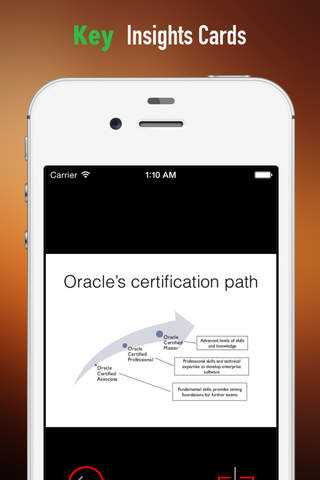 OCP(Oracle Certified Professional): Practical Guide Cards with Key Insights and Daily Inspiration screenshot 4