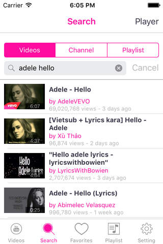 Music Tube Pro - Unlimited Free Music Video Player & Streamer For Youtube screenshot 4