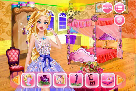 Deluxe Princess Bedroom – Dream Home Design Game screenshot 4