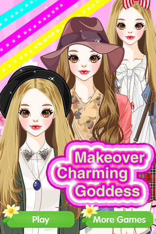 Makeover Charming Goddess – Pretty Girls Dress up Salon Free Game screenshot 4