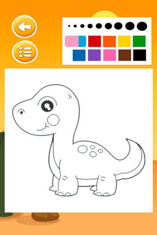 Dinosaur Coloring Book HD - All In 1 Animals Draw Paint And Color Games HD For Good Kid screenshot 3