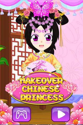 Makeover Chinese Princess  - Ancient Fashion Beauty Loves Making Up, Girl Funny Free Games screenshot 4