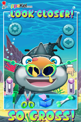 Clown Fish Nose Doctor Mania – Booger Simulator Games for Kids Pro screenshot 3