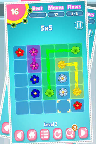 Blossom Flower Draw Lines Link Puzzle - Connect The Dots Flow Free screenshot 2