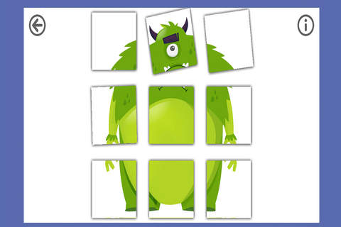 Colorful Monsters smart Jigsaw Puzzle for toddlers HD - Educational games for little kids boys and girls 2 + screenshot 4