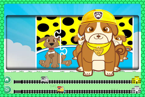 Puzzle Kids Games For Puppy Dog Free screenshot 2